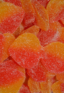 Gummy Peach Hearts 8 ounces