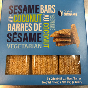 Sesame Coconut Triple Bar
